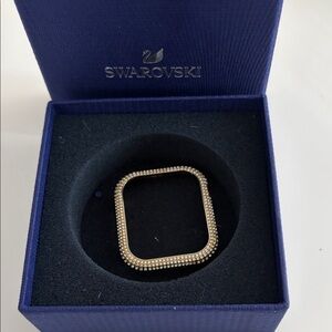 Swarovski Gold-Tone Crystal Watch cover.